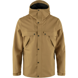 Fjällräven Övik Hydratic Jacket M Men’s Outdoor jackets Brown, Yellow Main Front 65529