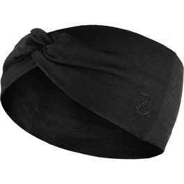 Fjällräven Abisko Wool Headband Unisex Caps, hats & beanies Black Main Front 59572