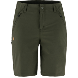 Fjällräven Abisko Trail Stretch Shorts W Women’s Shorts & skirts Green Main Front 73501