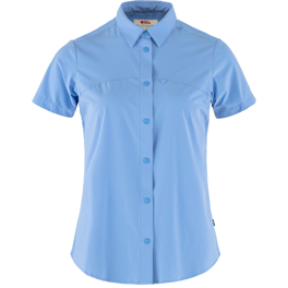 Fjällräven High Coast Lite Shirt SS W Women’s Shirts Blue Main Front 73838