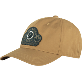 Fjällräven Classic Badge Cap Unisex Caps, hats & beanies Brown, Yellow Main Front 59323